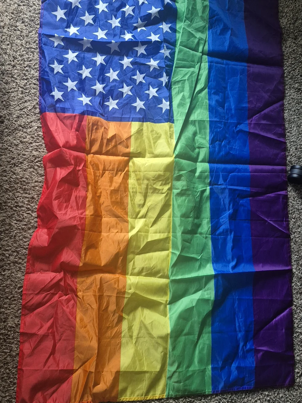 FieldRainbow Pride USA Stars & Stripes Flag 3x5 Ft